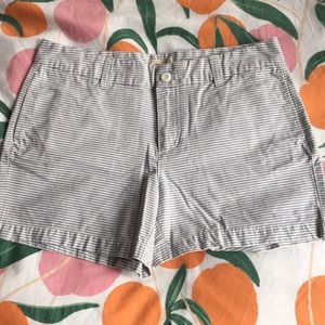 Gap Factory Stripped Chino Shorts